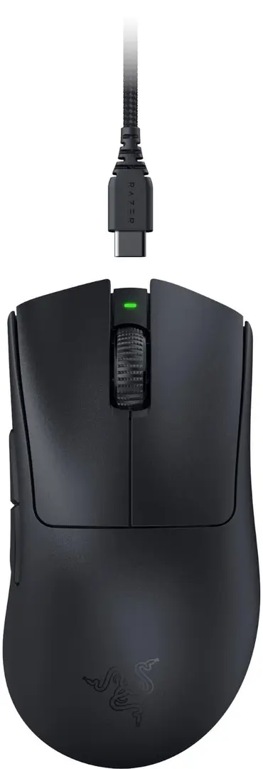 Mouse fara fir Razer DeathAdder V3 Pro + Hyper Polling Wireless Dongle Bundle (Black)