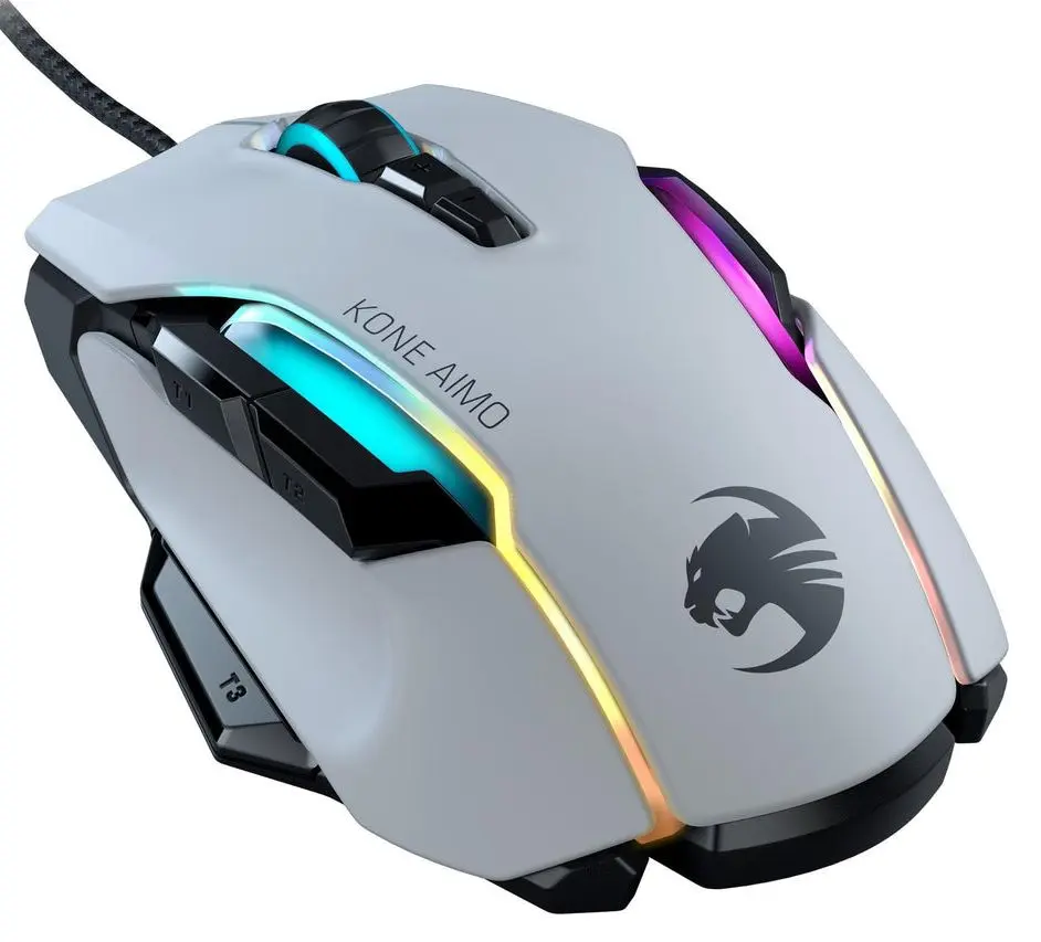 Mouse Roccat Kone AIMO Remastered (White) - 2