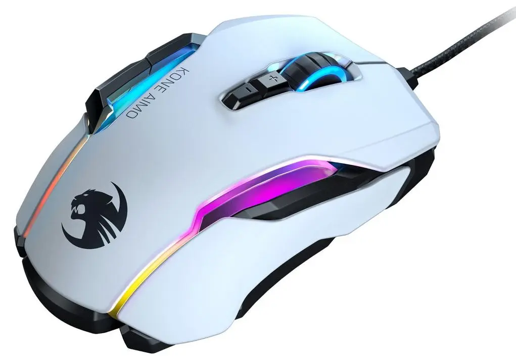 Mouse Roccat Kone AIMO Remastered (White) - 3