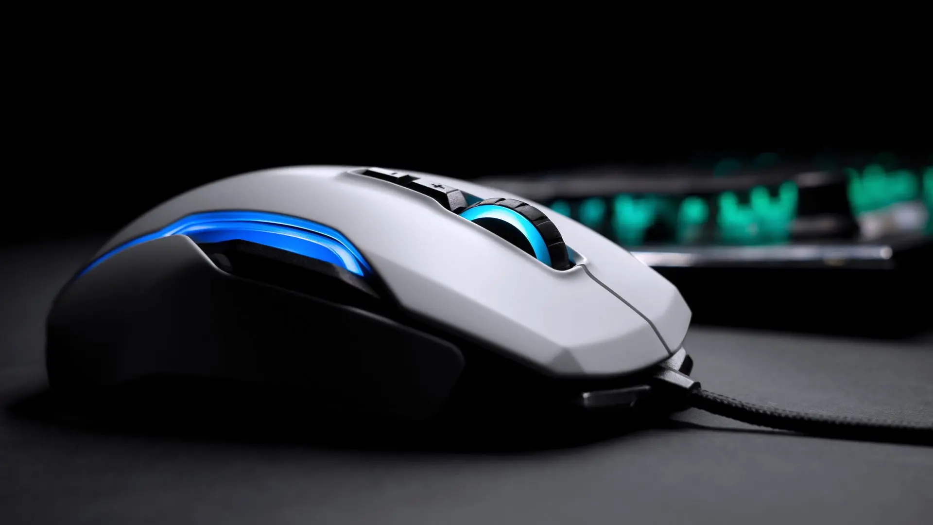 Mouse Roccat Kone AIMO Remastered (White) - 5
