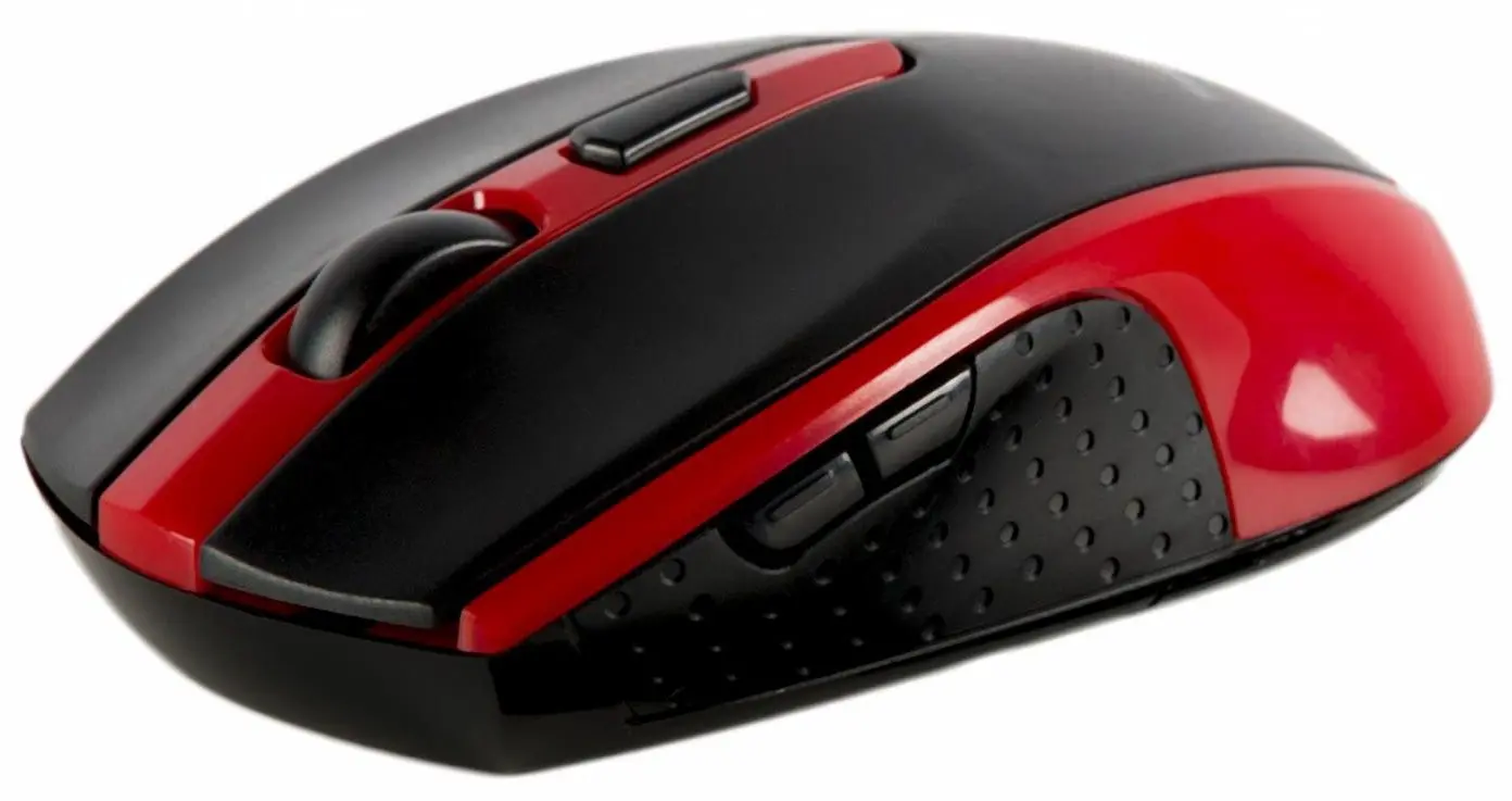 Mouse fara fir Serioux Pastel 600 (Red/Black) - 2