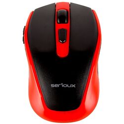 Mouse fara fir Serioux Pastel 600 (Red/Black)
