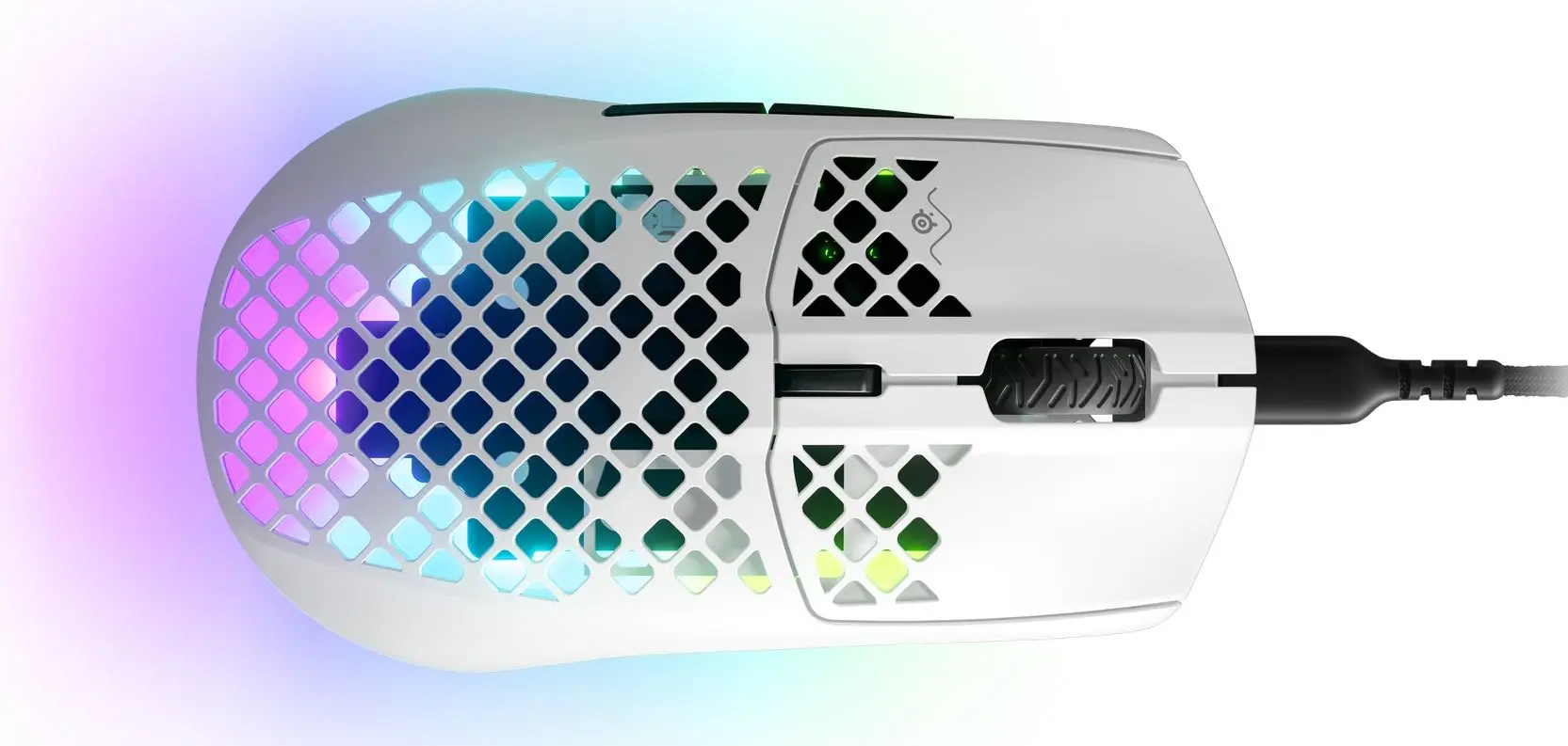 Мышь SteelSeries Aerox 3 2022 (Snow) - 2