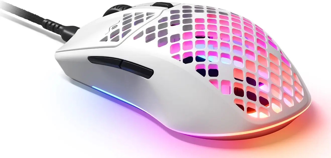 Мышь SteelSeries Aerox 3 2022 (Snow) - 3