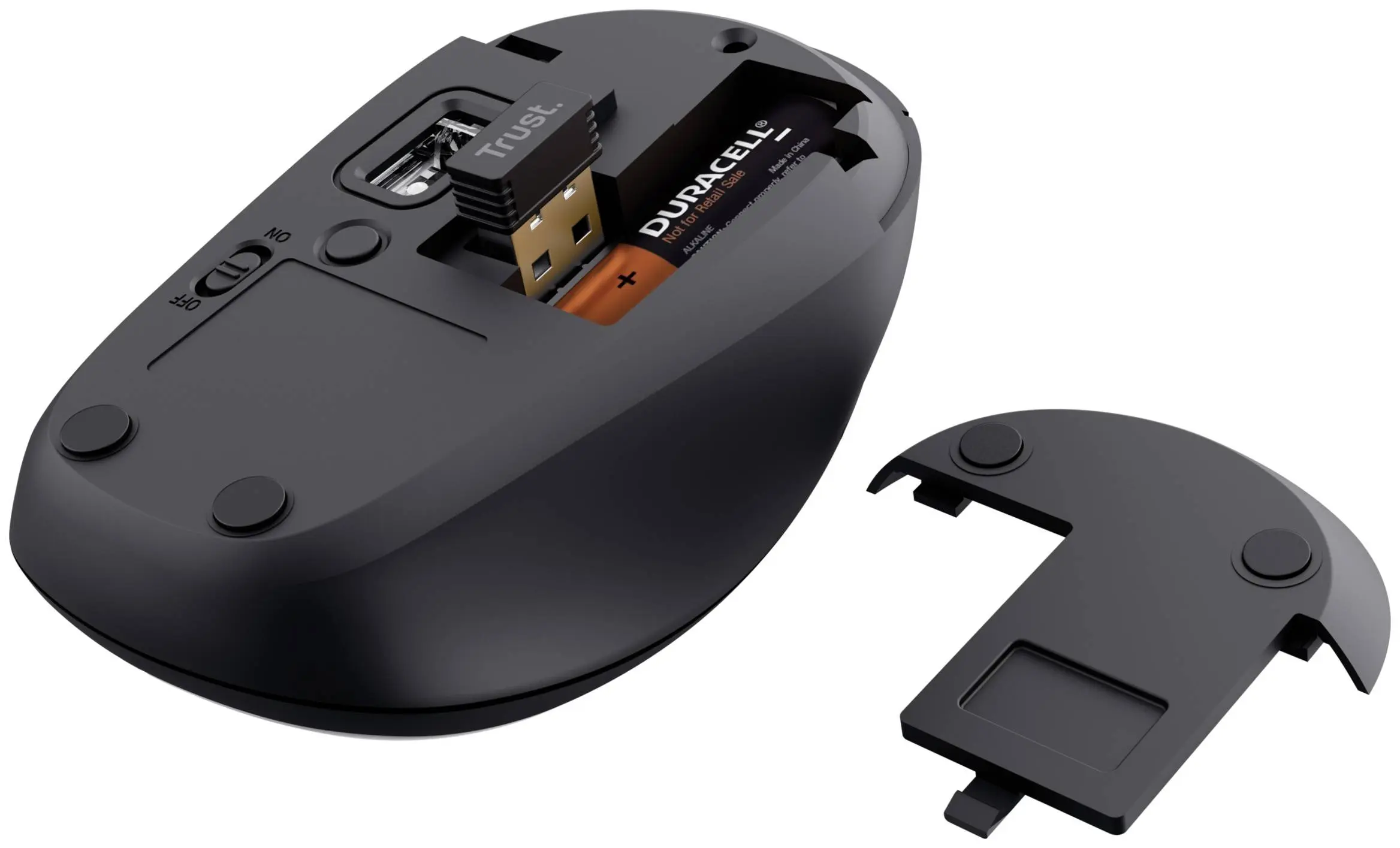 Mouse fara fir Trust Yvi+ Compact (Black) - 4