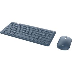 Set tastatura + mouse fara fir Trust Lyra Multi-Device TR_24937 (Blue) Thumb