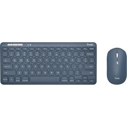 Set tastatura + mouse fara fir Trust Lyra Multi-Device TR_24937 (Blue)