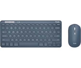 Set tastatura + mouse fara fir Trust Lyra Multi-Device TR_24937 (Blue)