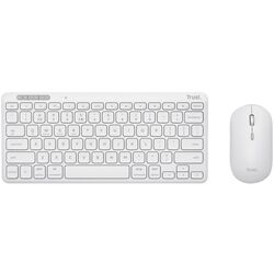 Set tastatura + mouse fara fir Trust Lyra Multi-Device TR_25073 (White)