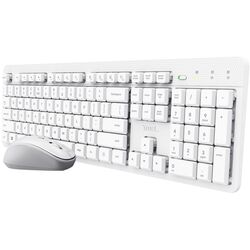 Set tastatura + mouse fara fir Trust Ody II (White) Thumb