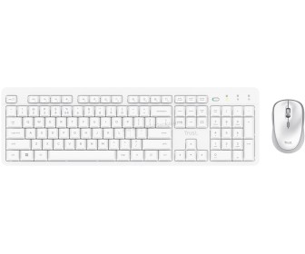 Set tastatura + mouse fara fir Trust Ody II (White)