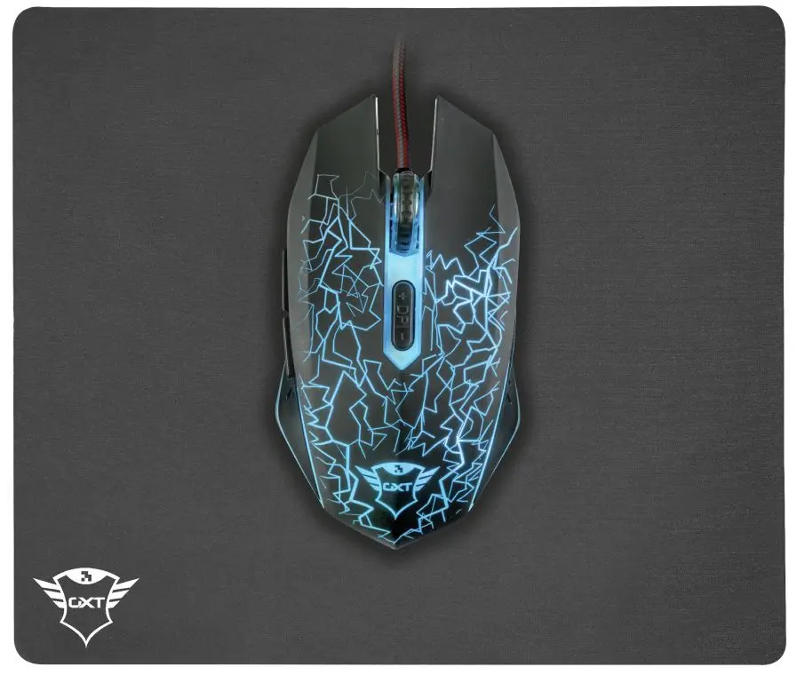 Set mouse + covoras Trust GXT 783 Izza 22736 (Black)