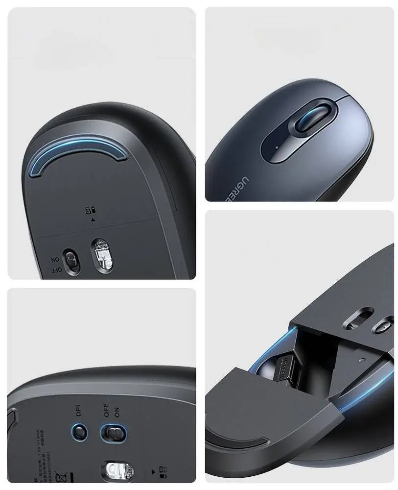 Mouse fara fir Ugreen MU105 (Midnight Blue)