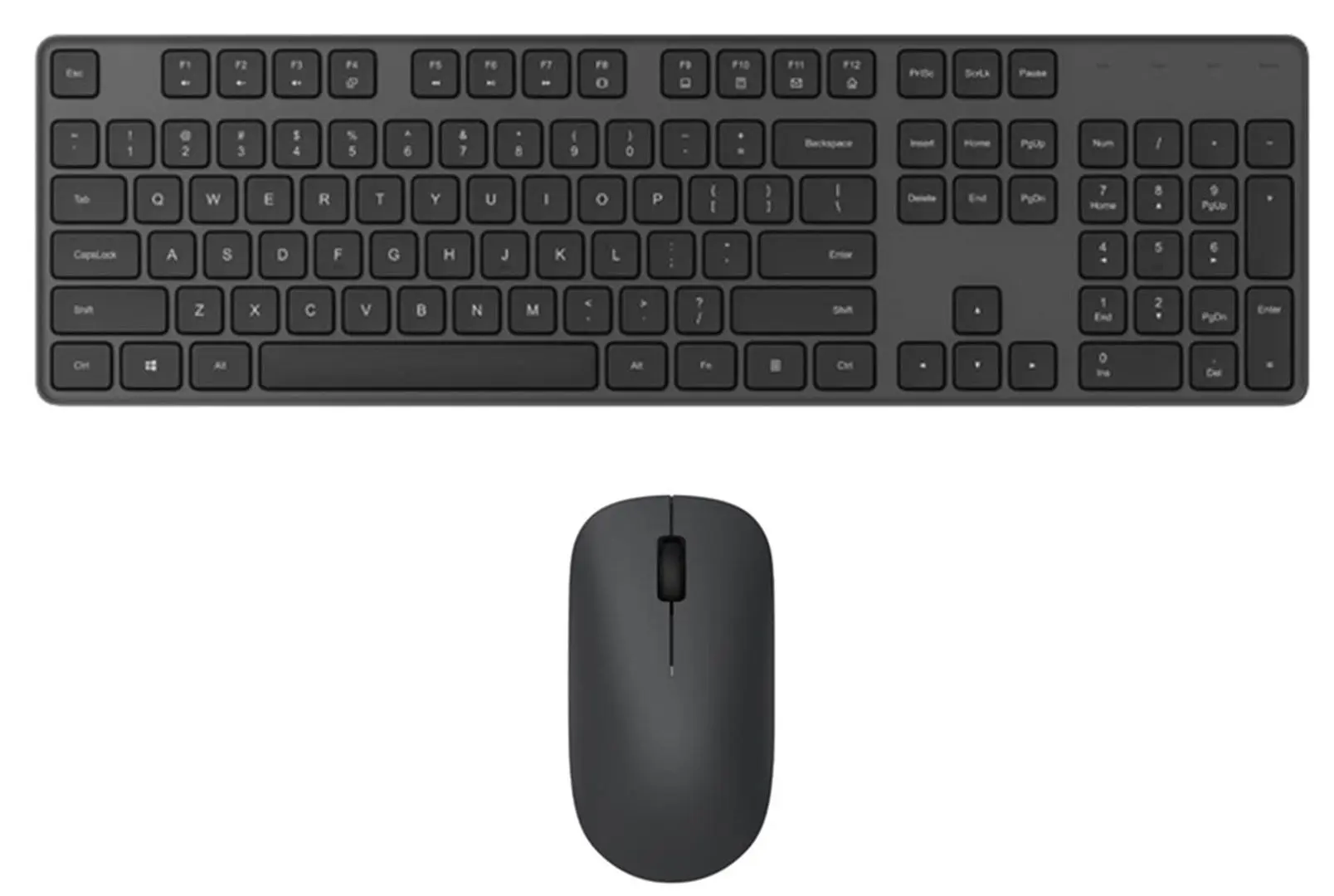 Set tastatura + mouse fara fir Xiaomi Mi Wireless JHT4012CN (Black)