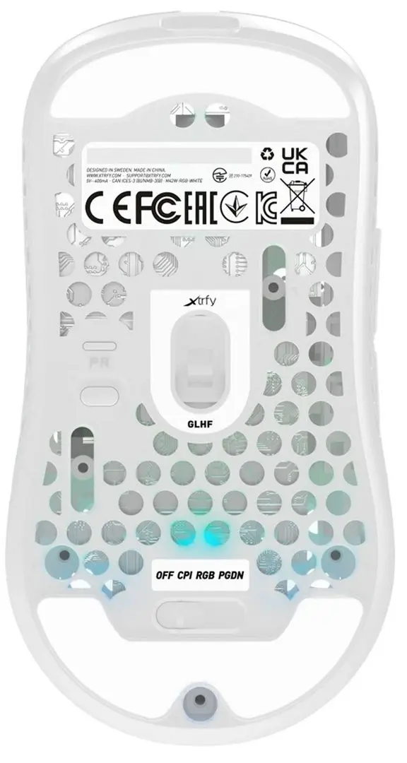 Беспроводная мышь Xtrfy M42 WL RGB (White) - 6