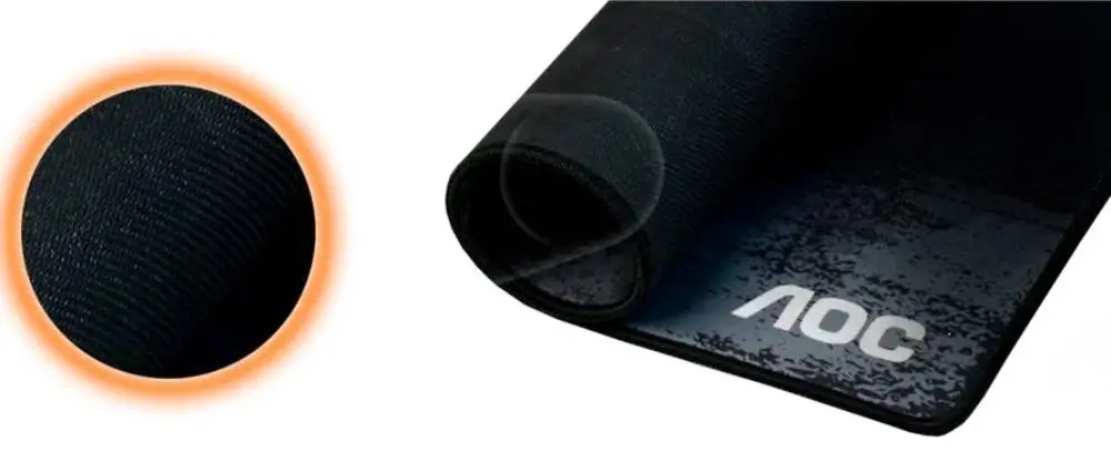 Covoras pentru mouse Aoc MM300M 330х260mm (Black)