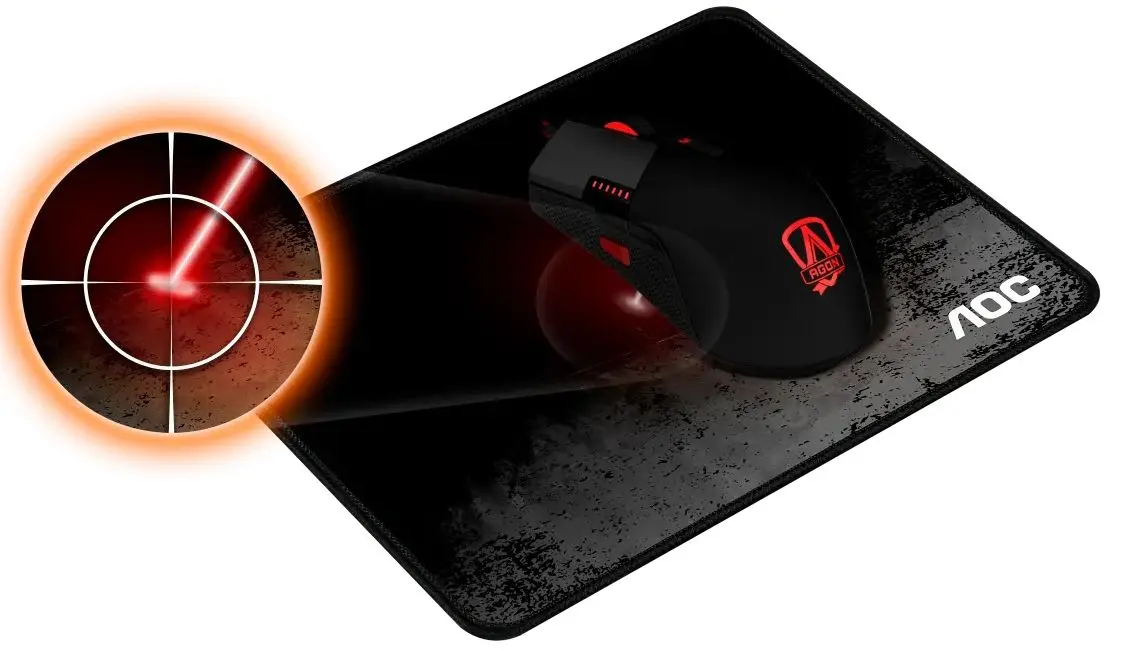 Covoras pentru mouse Aoc MM300M 330х260mm (Black)