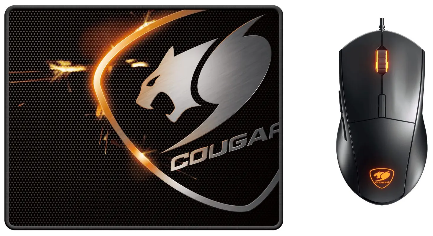 Set mouse + covoras Cougar Minos XC + Speed XC (Black)
