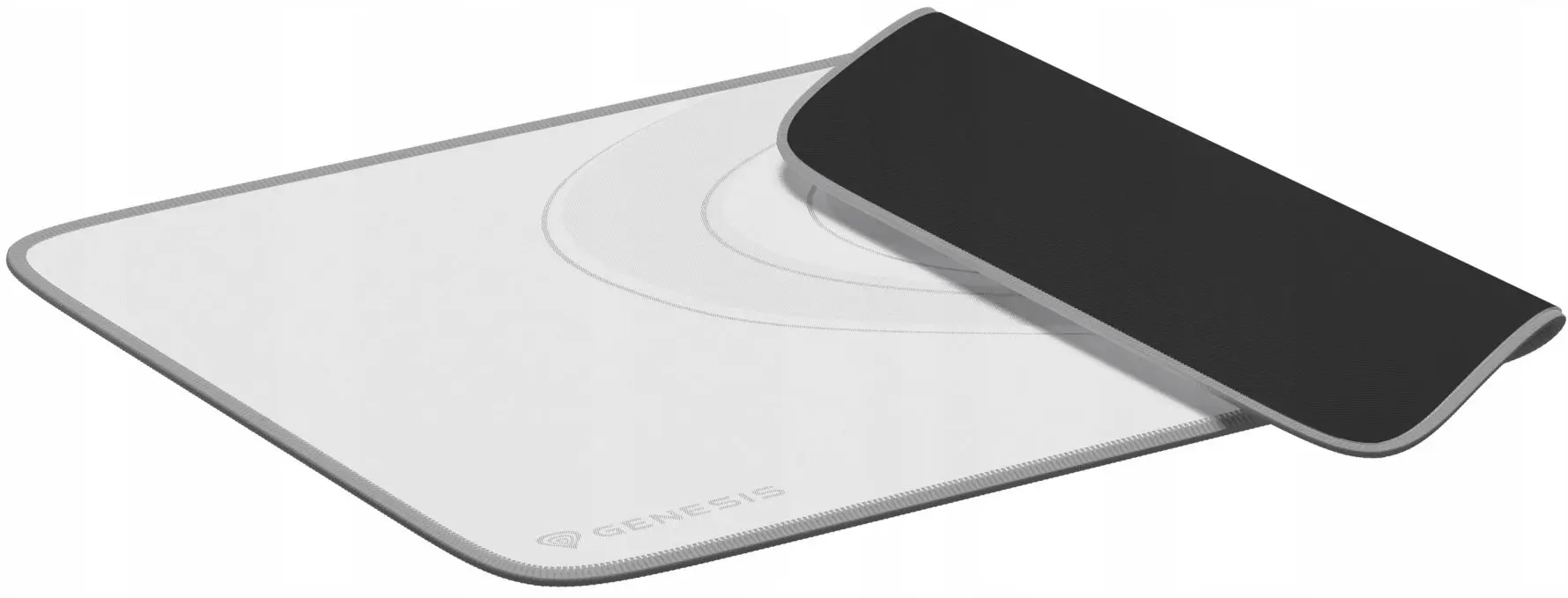 Covoras pentru mouse  Genesis Carbon 400 M Logo (White)