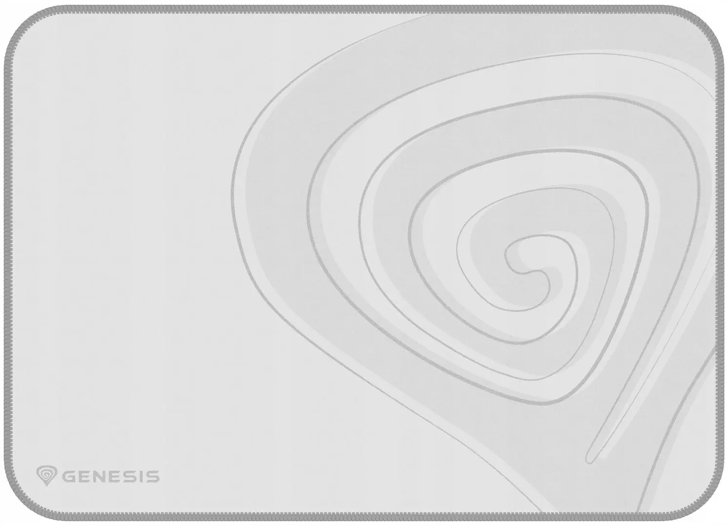 Covoras pentru mouse  Genesis Carbon 400 M Logo (White)