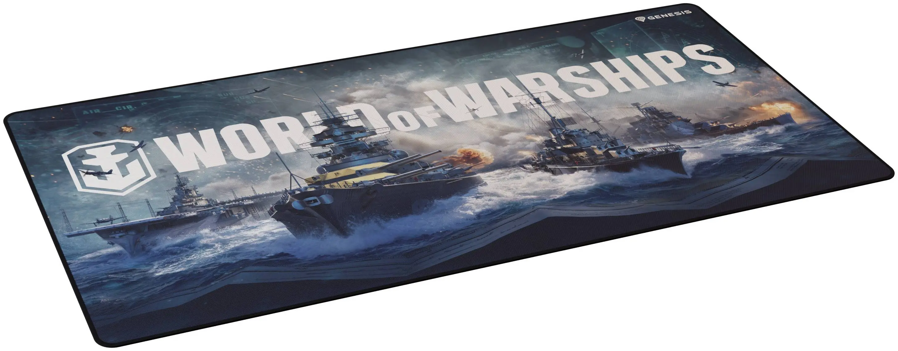 Covoras pentru mouse Genesis Carbon 500 Maxi Wows Armada (Blue/Black)