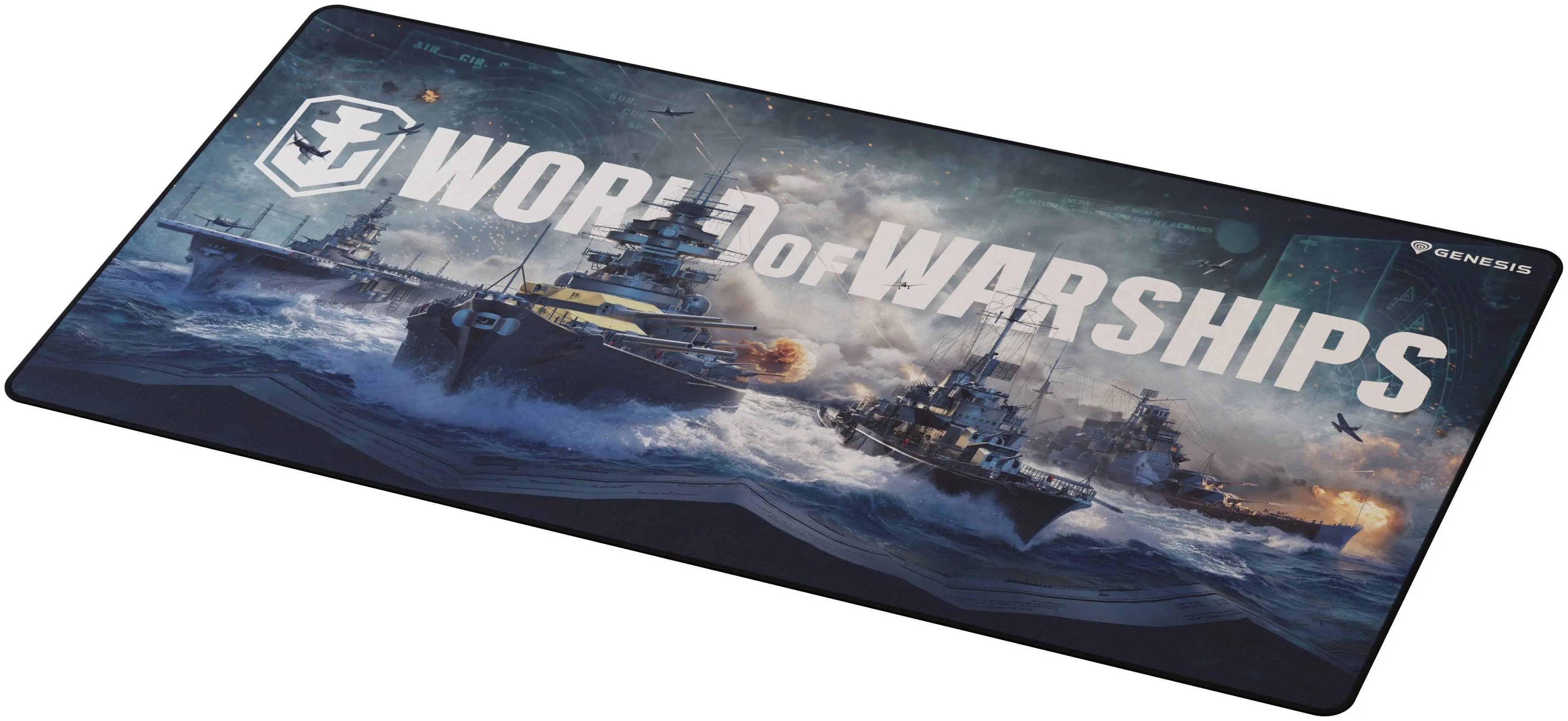 Covoras pentru mouse Genesis Carbon 500 Maxi Wows Armada (Blue/Black)