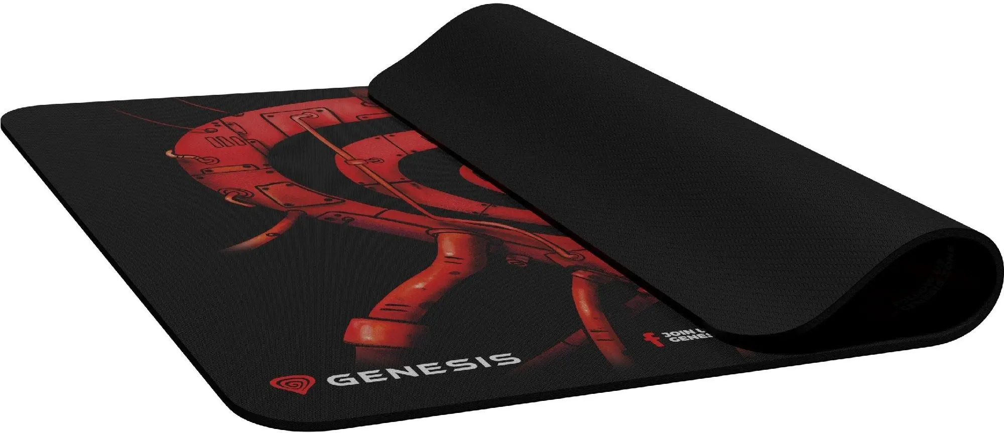 Covoras pentru mouse Genesis Pump Up The Game 25x21 (Red/Black)