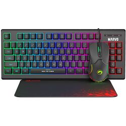 Комплект клавиатура + мышь + коврик Marvo CM310 (Black)