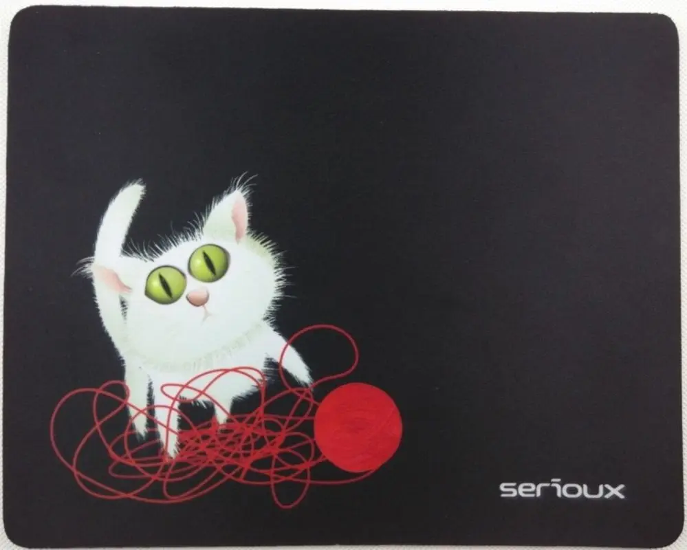 Covoraș pentru mouse Serioux Cat and Ball of Yarn MSP01 (Picture)