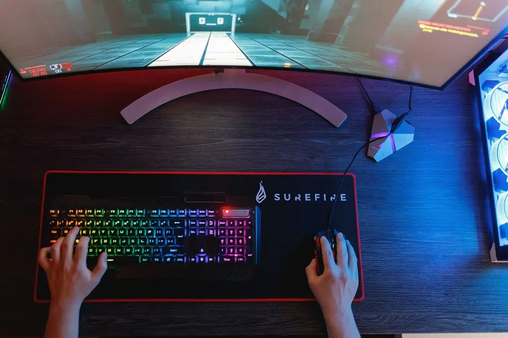 Covoras pentru mouse Surefire Silent Flight 680 (Black)