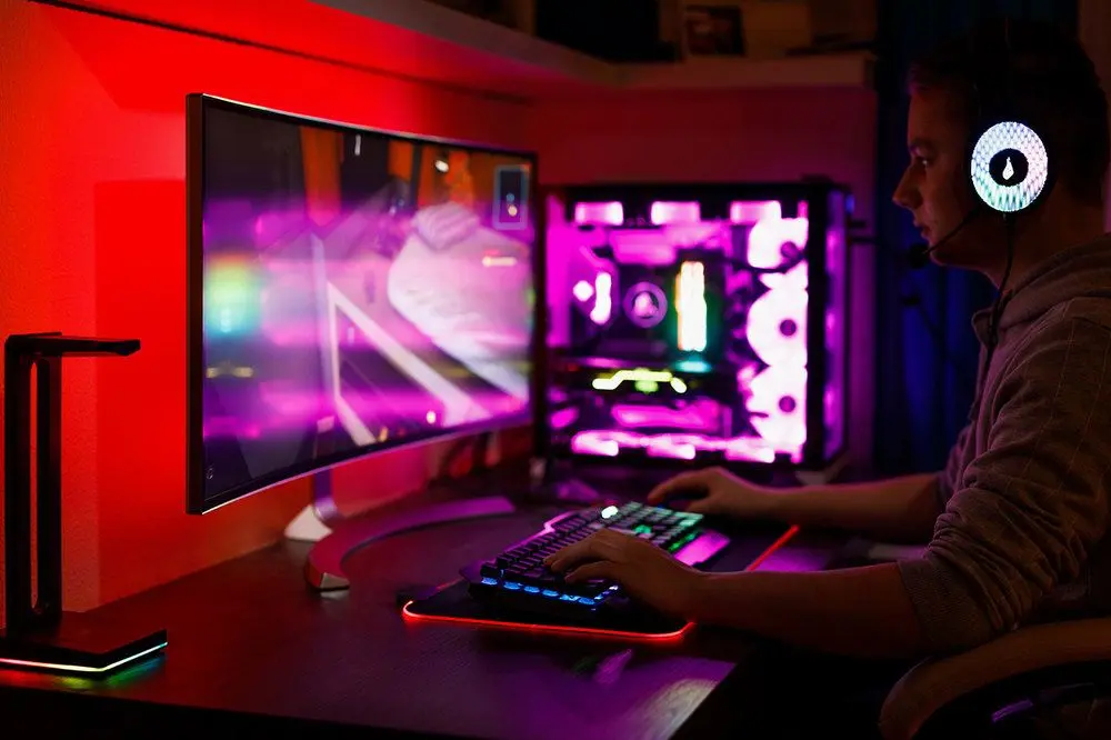 Covoras pentru mouse Surefire Silent Flight RGB-680 (Black)