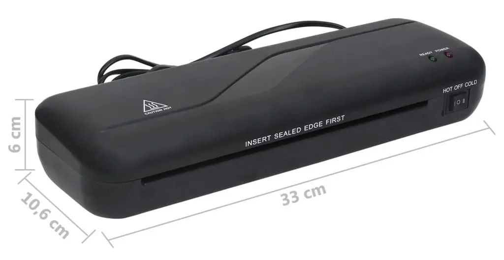 Laminator VidaXL 51554 (Black)