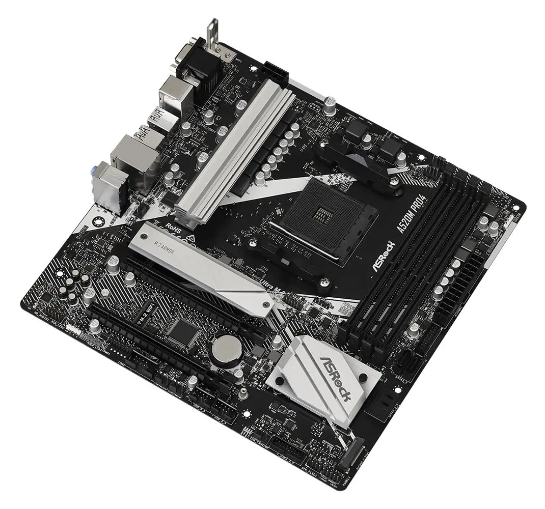 Материнская плата ASRock A520M Pro4