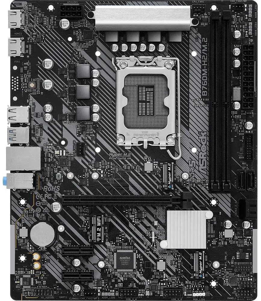 Placa de baza ASRock B760M-H2/M.2