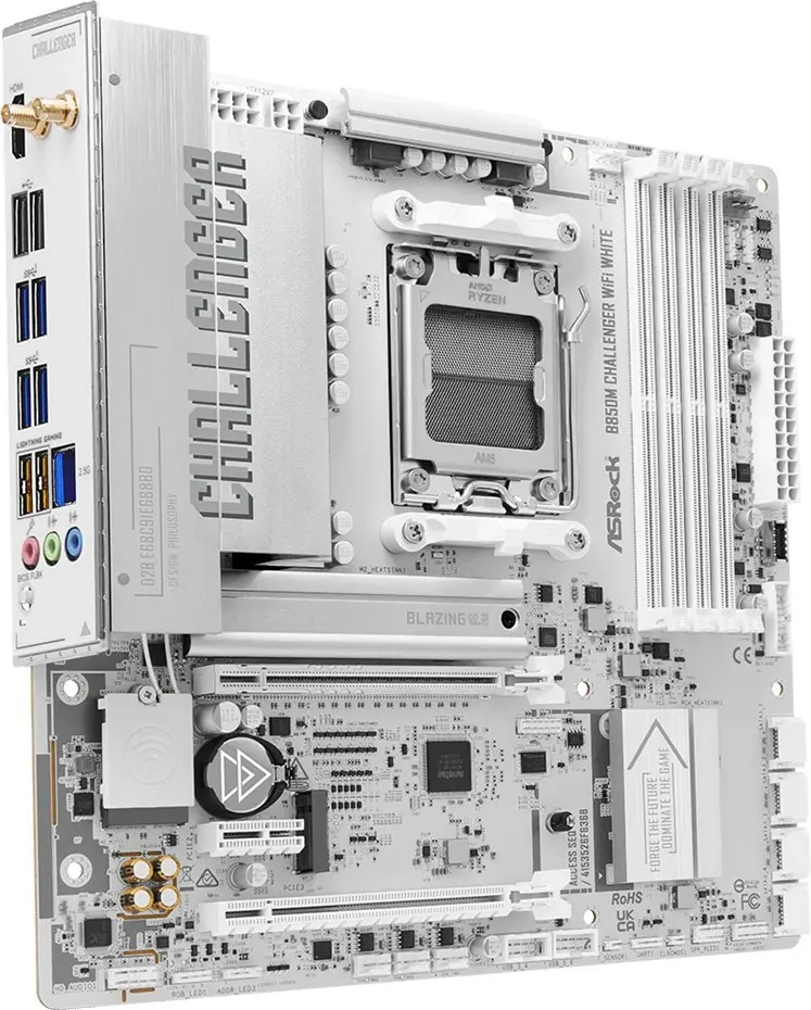 Placa de baza ASRock B850M Challenger WiFi White - 2