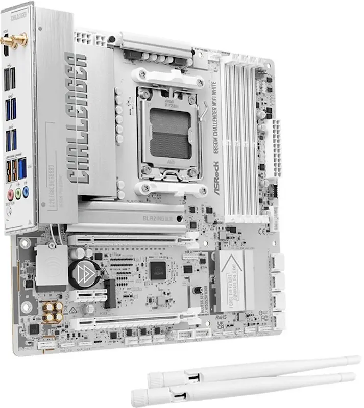 Placa de baza ASRock B850M Challenger WiFi White - 5