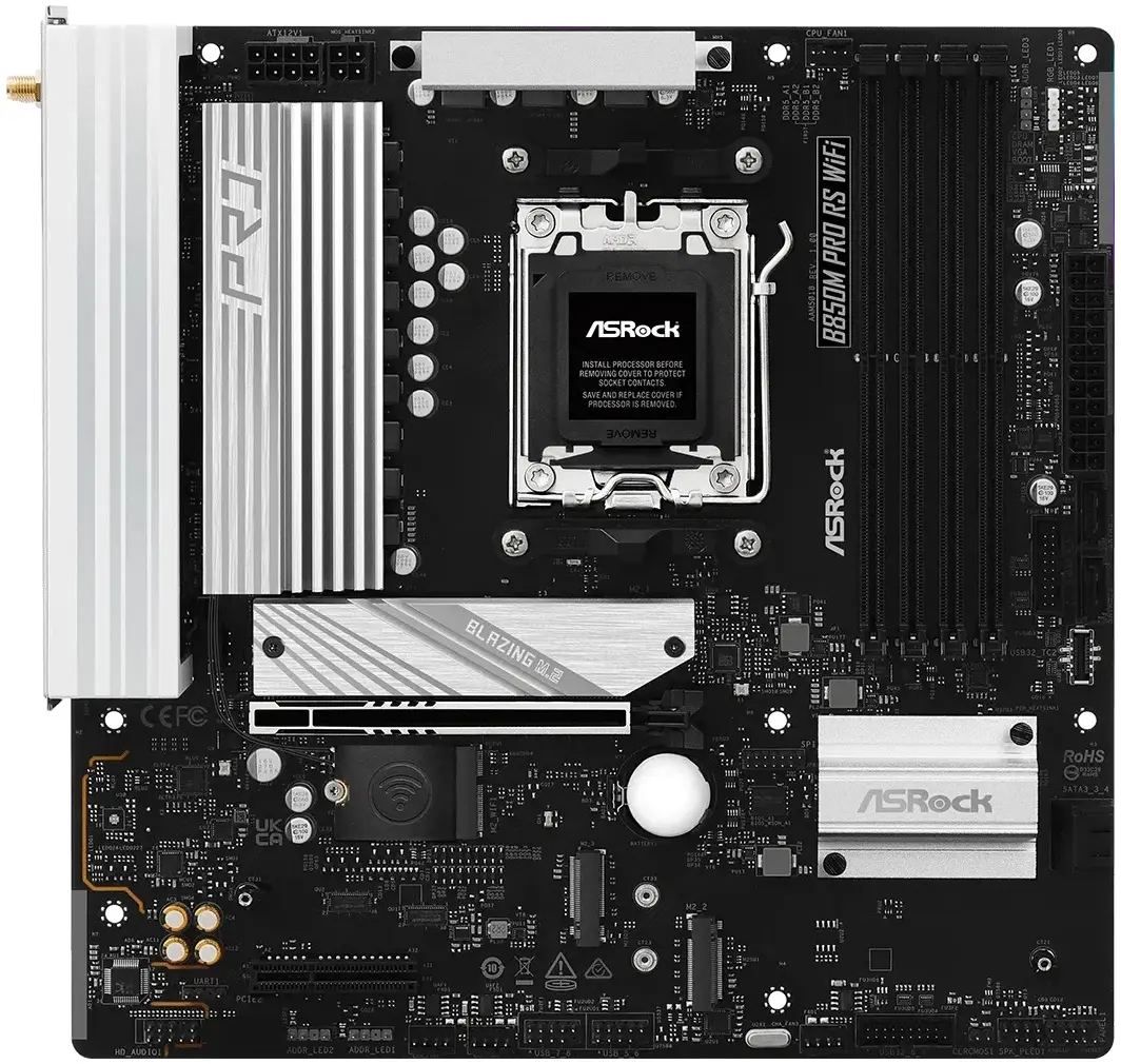 Placa de baza ASRock B850M Pro RS WiFi