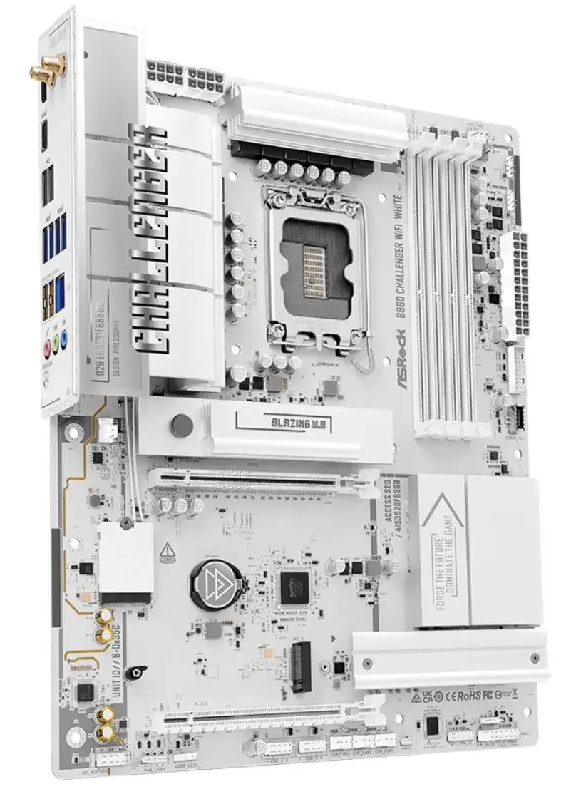 Placa de baza ASRock B860 Challenger WiFi (White) - 3