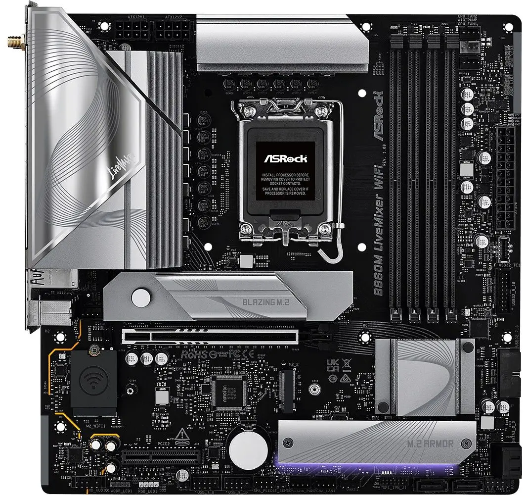 Материнская плата ASRock B860M LiveMixer WiFi