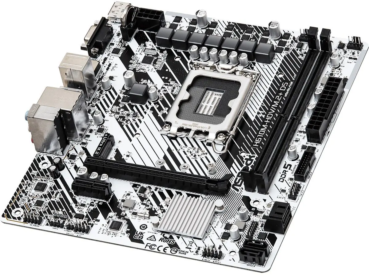 Материнская плата ASRock H610M-HDV/M.2+ D5