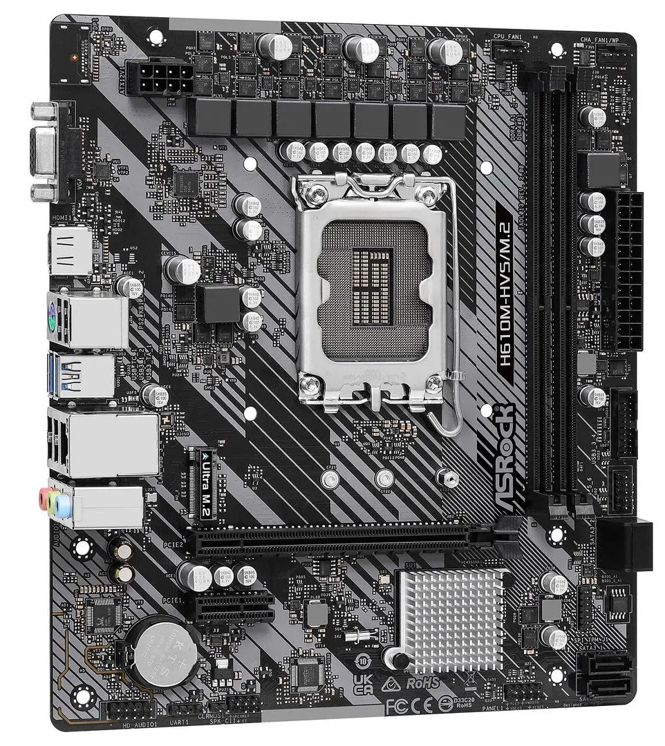 Материнская плата ASRock H610M-HVS