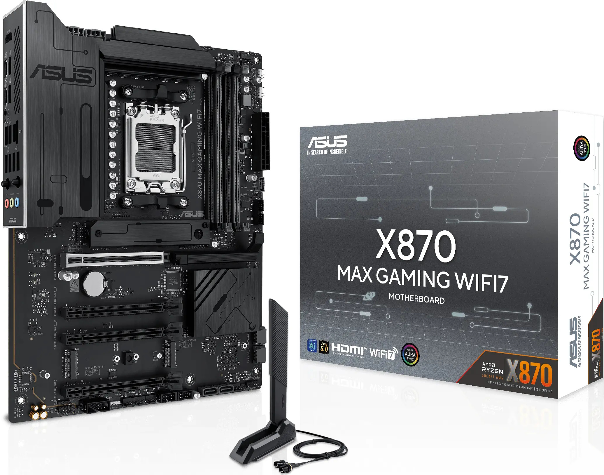 Placa de baza Asus Max Gaming X870 WiFi7 - 8