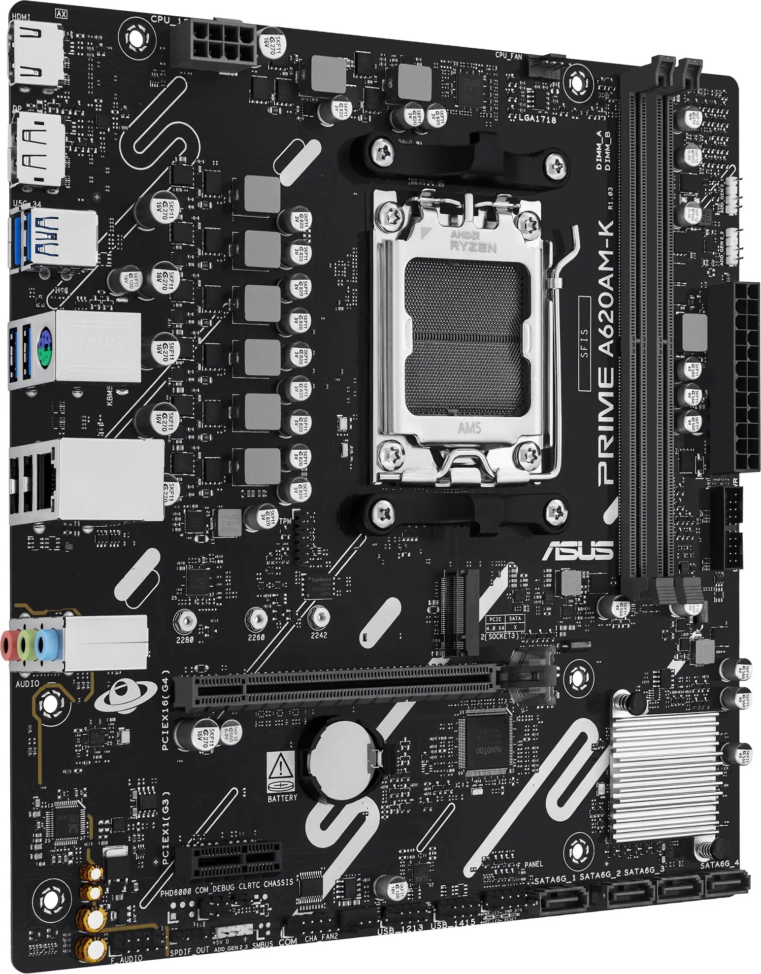 Placa de baza Asus Prime A620AM-K - 3