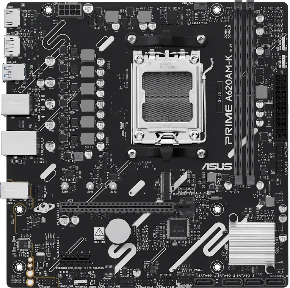 Placa de baza Asus Prime A620AM-K