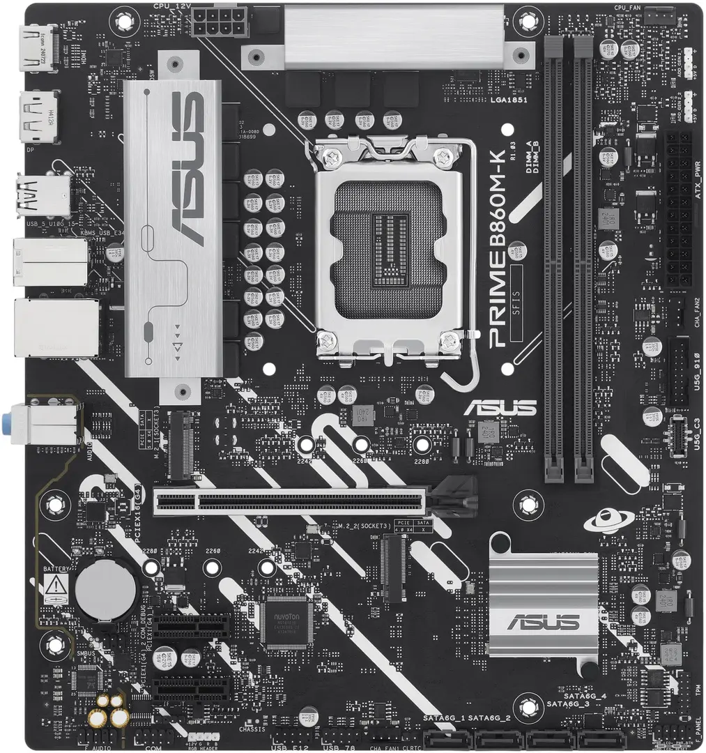 Placa de baza Asus Prime B860M-K