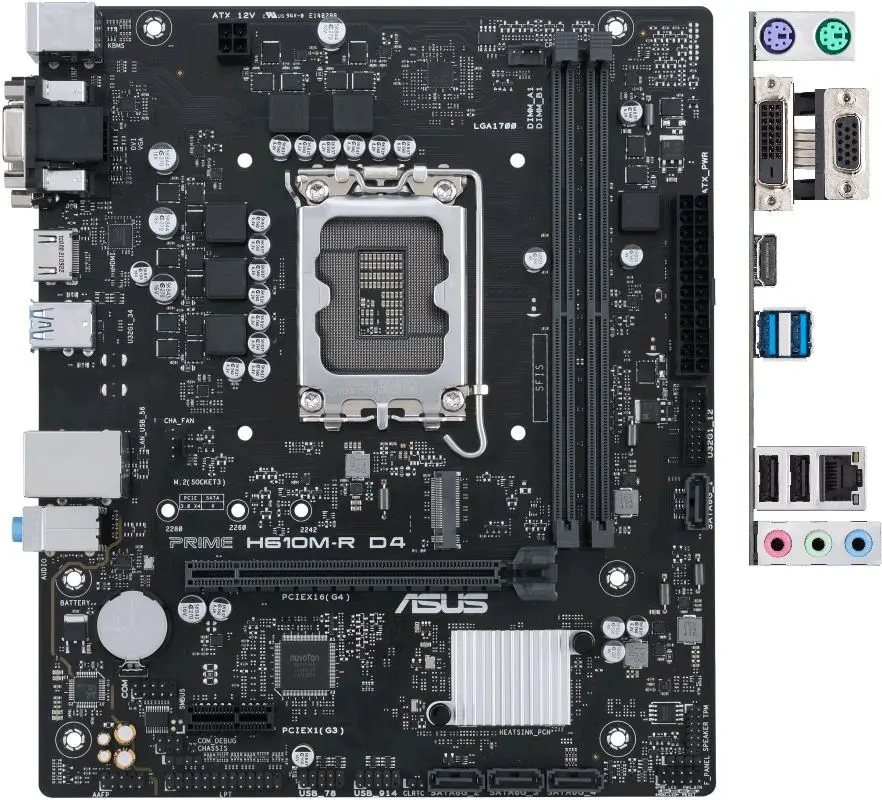 Placa de baza Asus PRIME H610M-R D4-SI