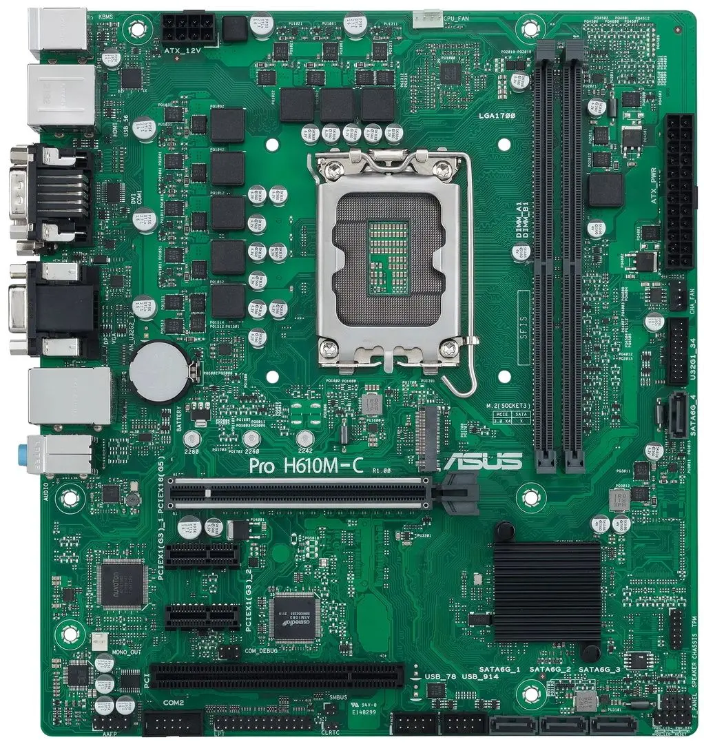 Материнская плата Asus Pro H610M-C-CSM
