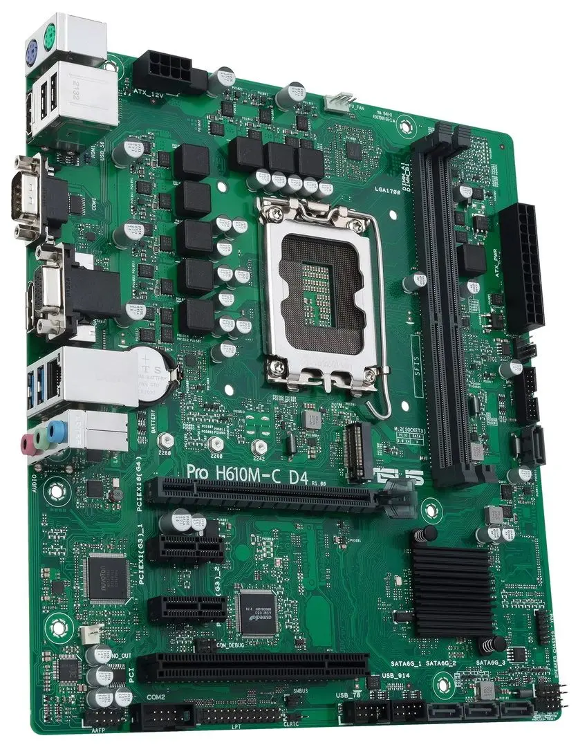 Материнская плата Asus Pro H610M-C D4-CSM