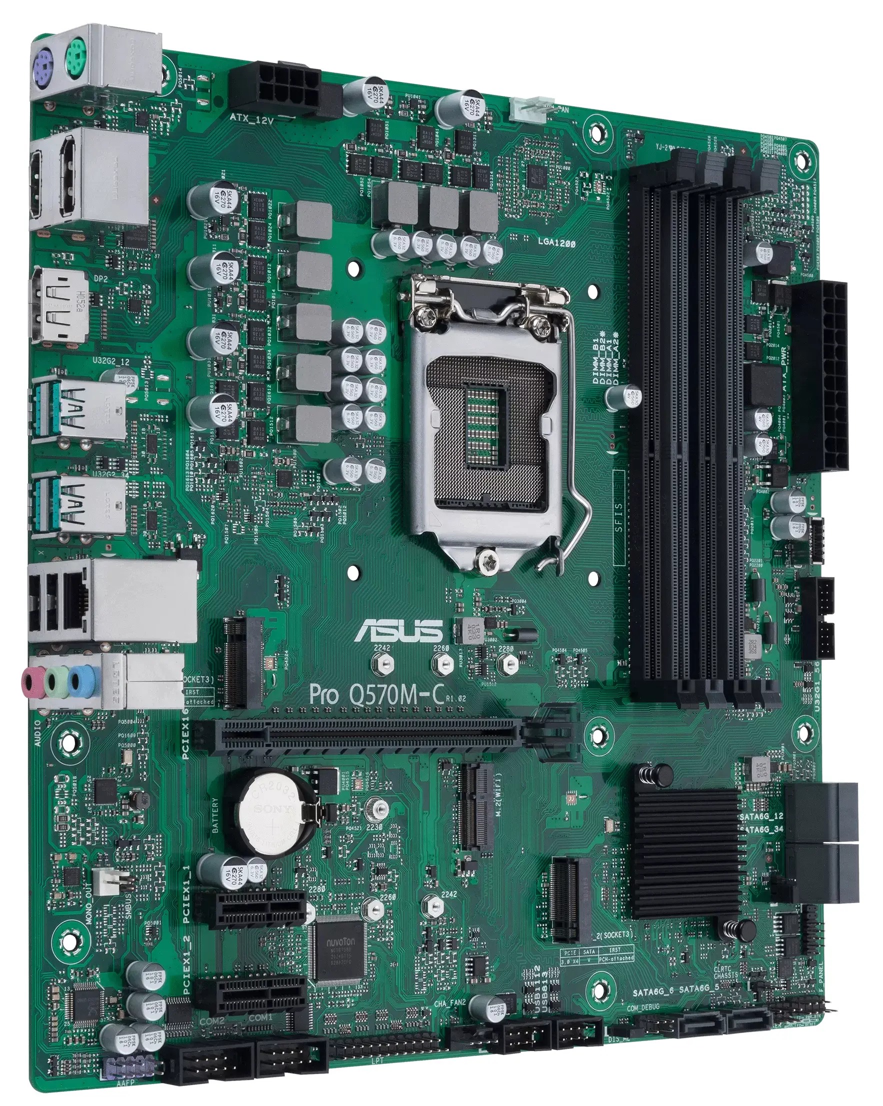 Placa de baza Asus Pro Q570M-C/CSM - 2
