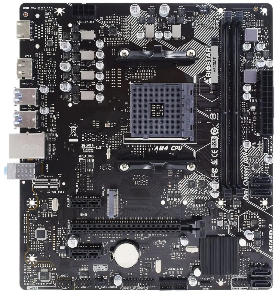 Placa de baza Biostar A520MT